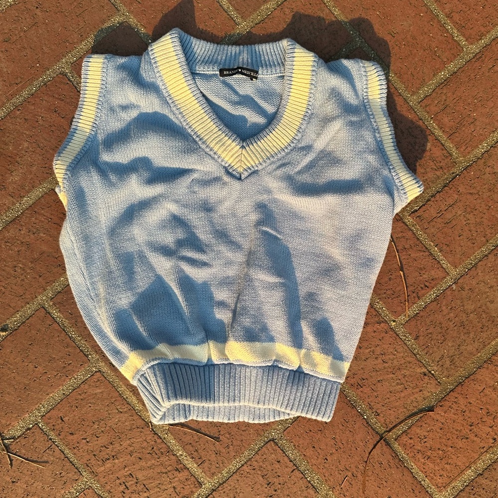 WOMENS BLUE vest. Brandy Melville. Size Small